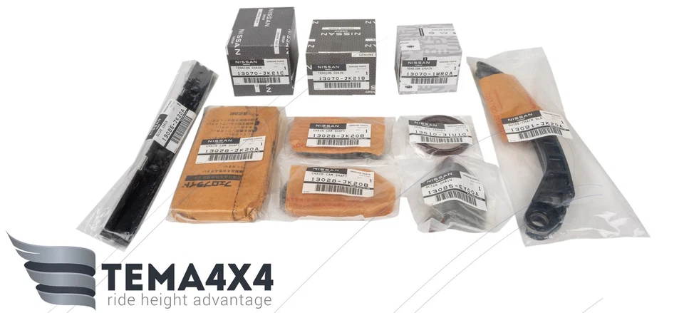 Kit de cadena de distribución original OEM para Infiniti QX70 G37 M37 Q60 370Z VQ37VHR 3,7 L Foto 2 de 3