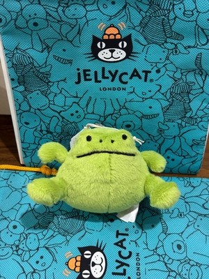 Jellycat Ricky Rain Frog Plush Bag Charm Mini Keychain Cute Gift NEW 2026