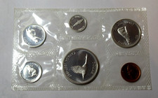 Canada 1967 6 Coin Proof Like Set 1.1 Oz Silver High Grade Sealed