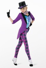 Weissman Wonkavator Purple Girl's Dance Costume Size XL