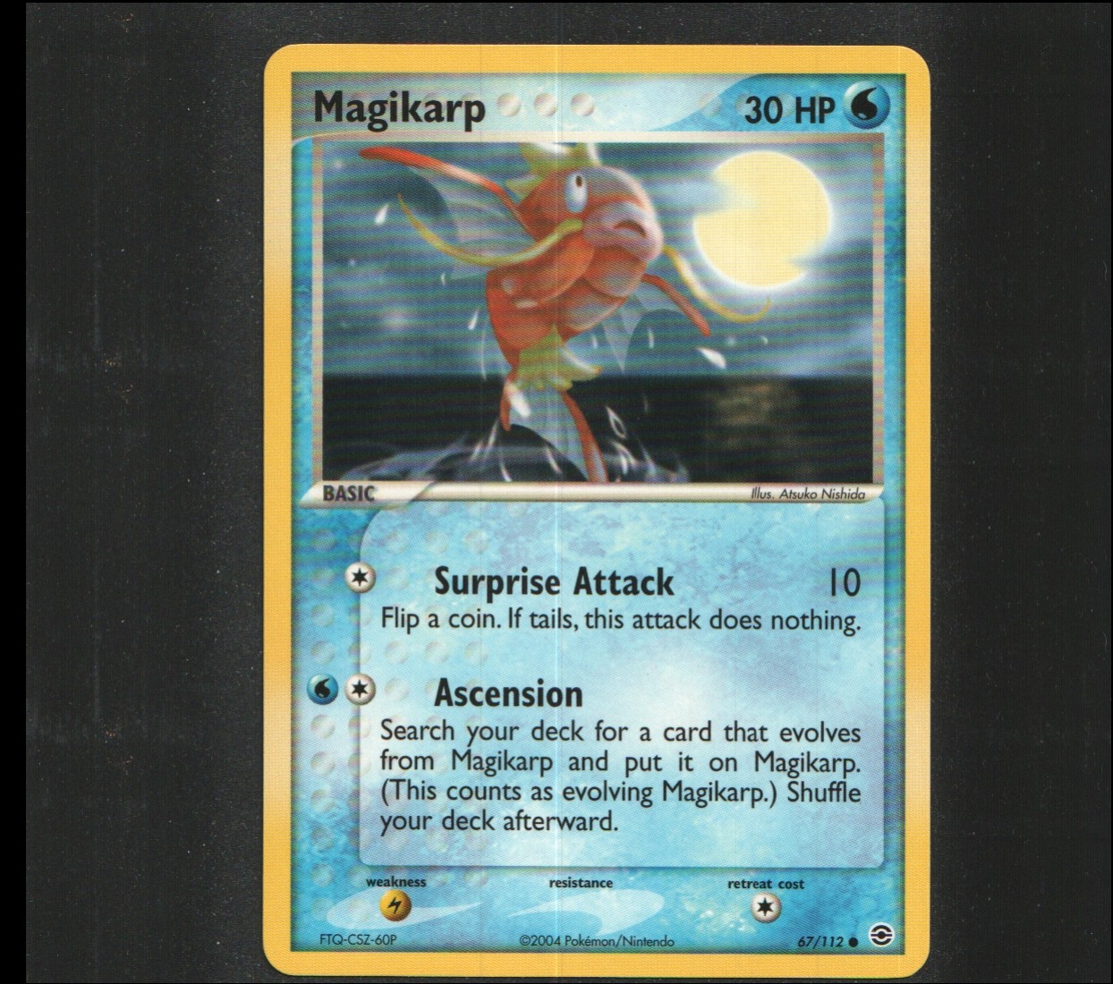 Magikarp Common FireRed & LeafGreen 67/112 NM Atsuko Nishida
