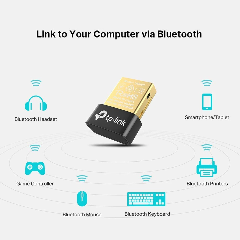 TP-Link Bluetooth USB Adapter Bluetooth Handset for PC/Nano Size/Ver4.0/3 Year W - Image 2 of 4