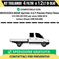 Tagliando per MERCEDES-BENZ Sprinter 3-5-T Pianale Piatto/Telaio 313 CDI 95 k...