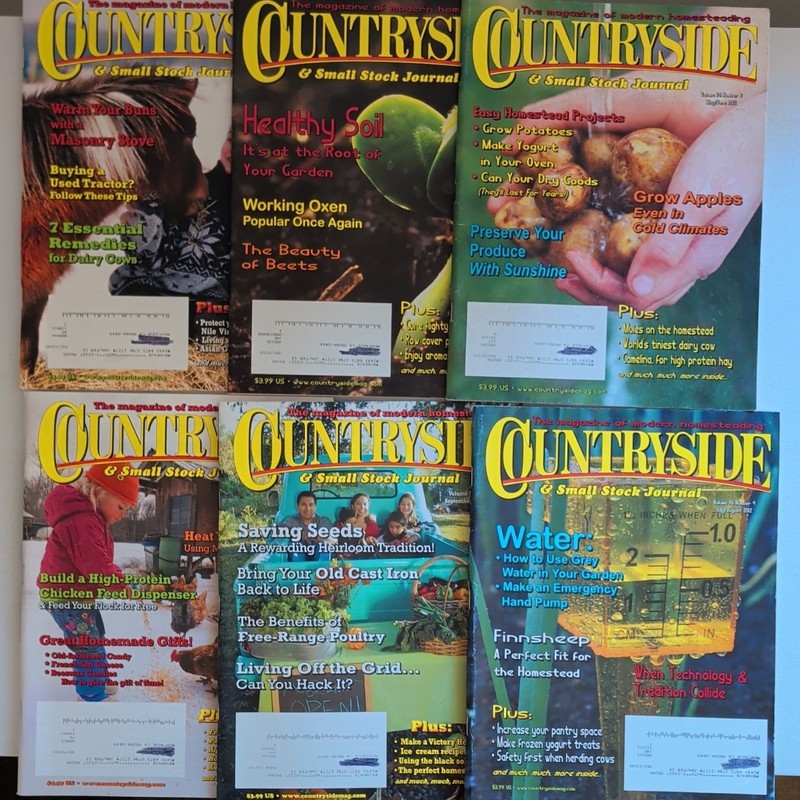 Countryside & Small Stock Journal Illustrated English Lot of 6 - Whole Year 2012