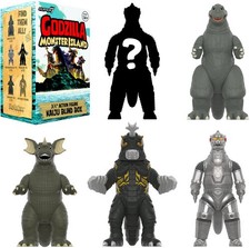Super7 - Toho - Reaction Blind Box Wv7 - Monster Island 12pc Flat [New Toy] Ac