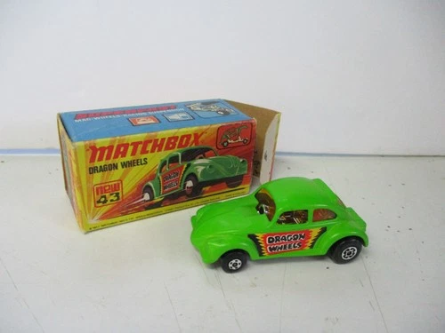 Matchbox Lesney Superfast SF43 Dragon Wheels, black base, boxed