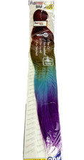 Shake-N-Go FreeTress Synthetic Hair Jumbo 2X Braid Rainbow OM4TPOTION 28" KC