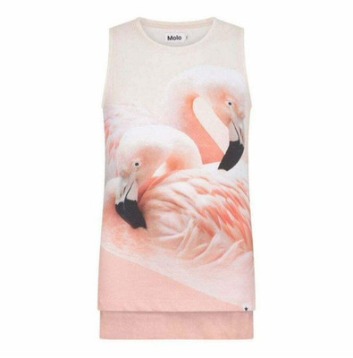 Molo Mädchen Flamingo Trägertop Größe 104 Alter 3-4 Jahre