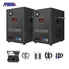 PAIDUN 2PCS 750W Cold Spark Machine Firework Stage Effect Flight Case Wedding DJ