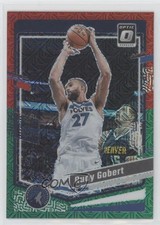 2023-24 Panini Donruss Optic Choice Red & Green Prizm Rudy Gobert #28 13rw