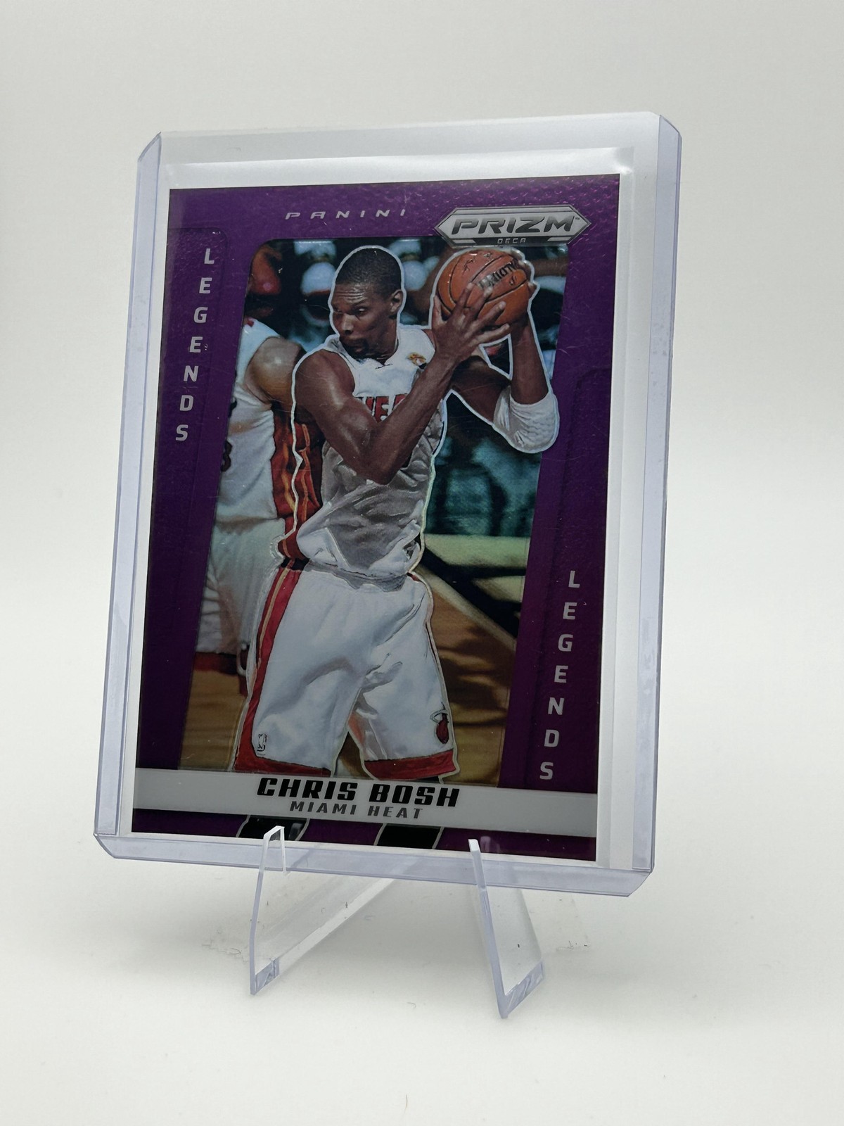 2024-25 Panini Prizm Deca #239 Chris Bosh Purple #/99