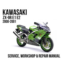 2000-2001 Kawasaki ZX-9R ZX900 Ninja E1 E2 Service Repair Workshop Manual PDF