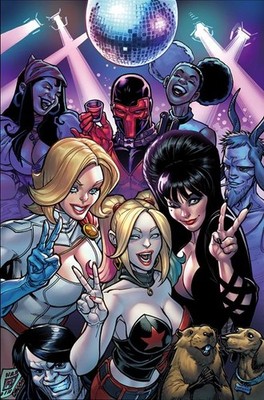 HARLEY QUINN X ELVIRA #5 VARIANT CVR K INC 1:15 CHAD HARDIN VIRGIN VARIANT DYNAM