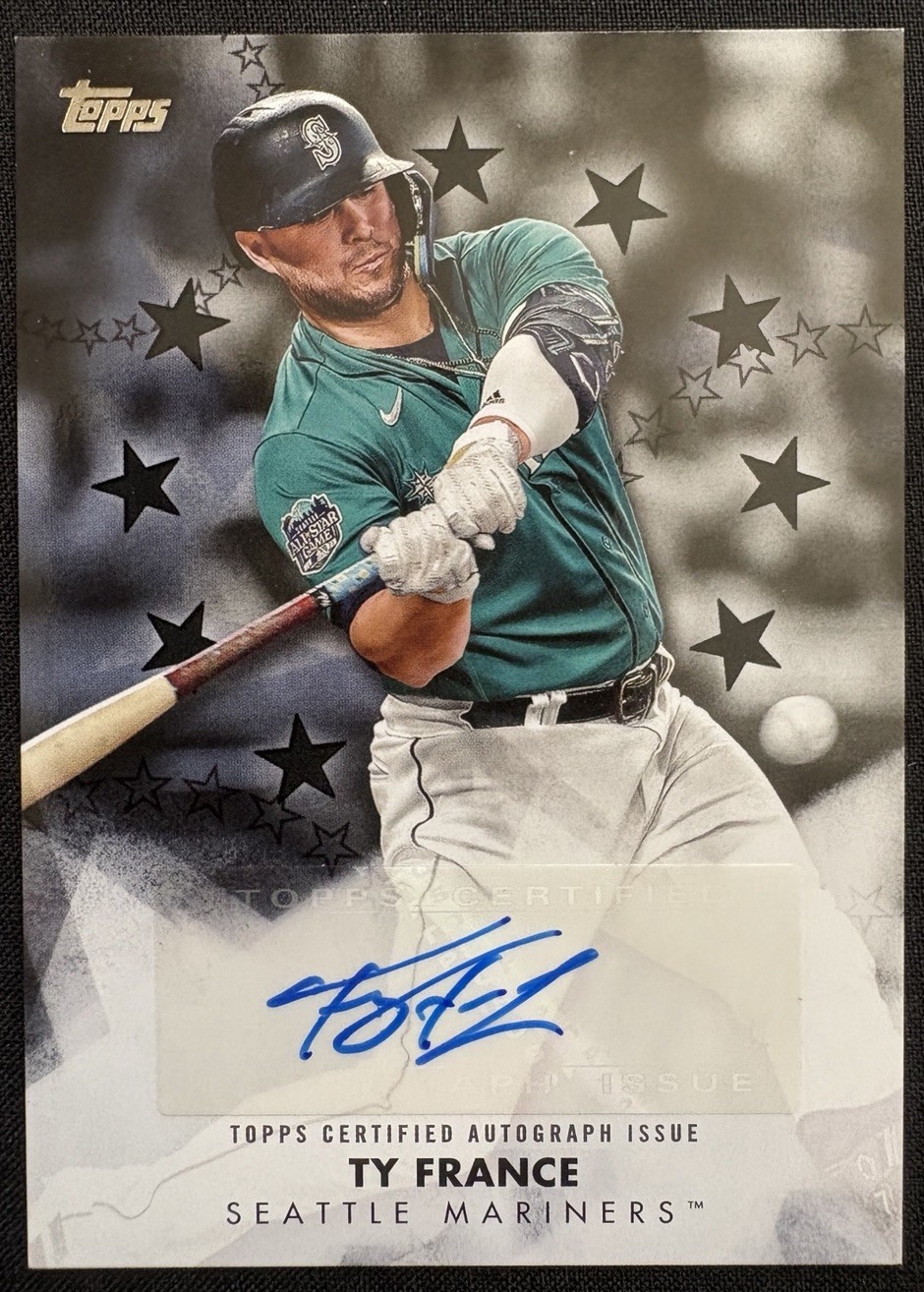 2024 Topps Ty France Baseball Stars Auto Autographs Black #054/199 #BSA2TF