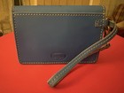 Fossil Blue Women's Solid Wristlet Wallet Turn Lock w/ Detachable Strap — photo 4