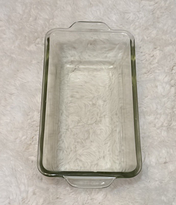 Vintage Pyrex Glass Loaf Pan Baking Dish #212 9X5X2.5 inches