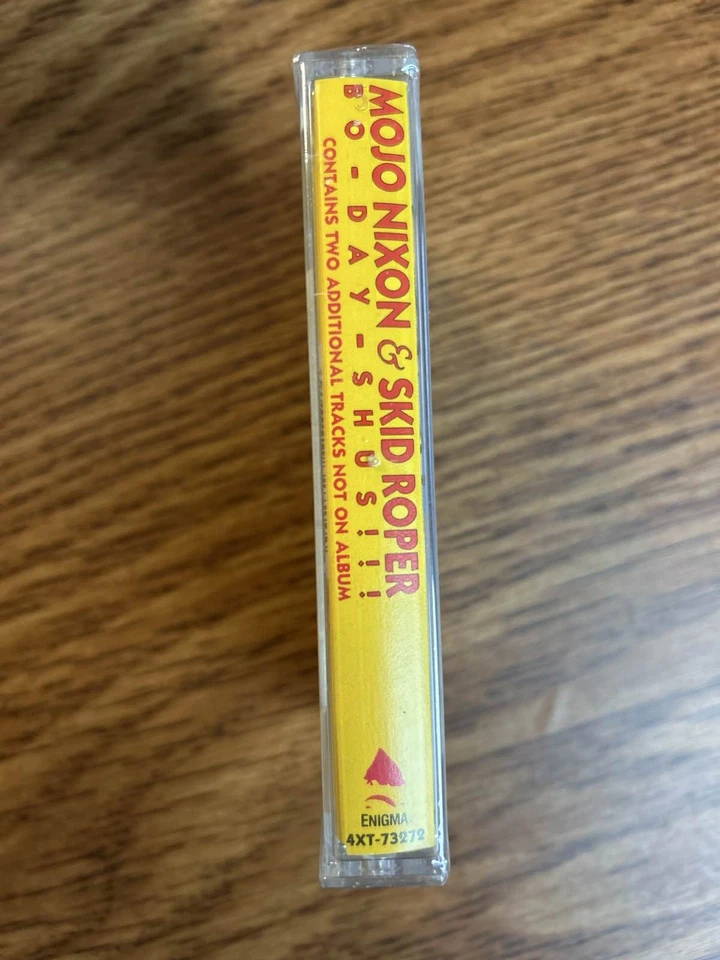 Mojo Nixon & Skid Roper Bo-Day-Shus!!! Cassette Tape 1987 Enigma SEALED - Image 2 of 2