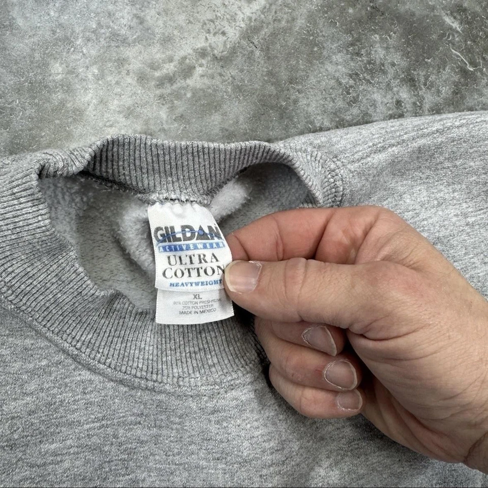 Alabama Crimson Tide Sweatshirt Mens XL Gray NCAA Football Roll Tide Crewneck - Image 3 of 4