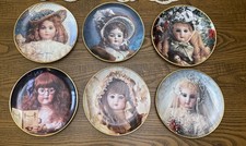 Vintage Franklin mint Heirloom collection of Hanau Doll Museum collection plates