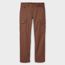 Men's DuluthFlex Fire Hose Relaxed Fit Cargo Work Pants, Bison Brown NEW WT