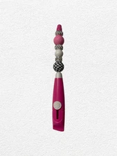 Hot Pink Silicone Beaded Crafting Box Cutter