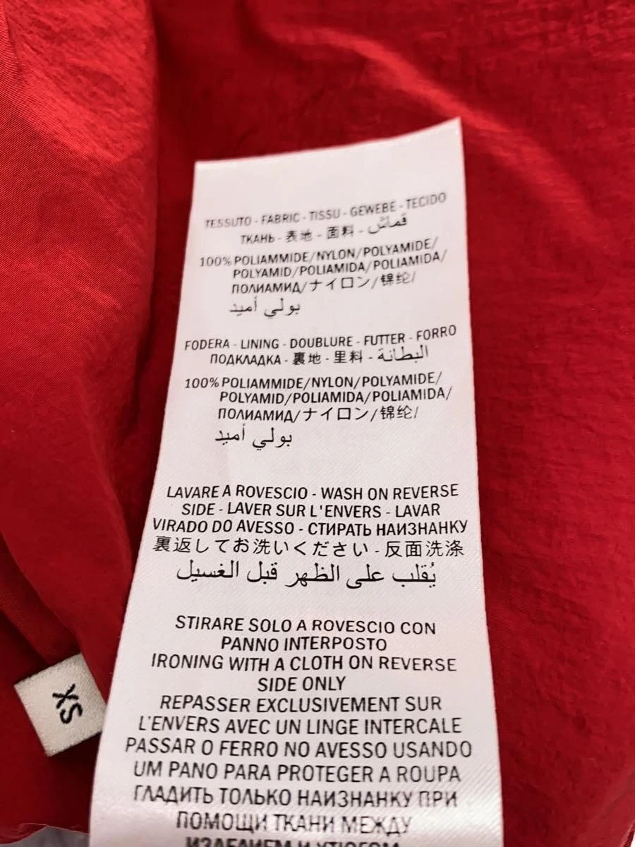 GUCCI giacca nylon XS ROSSO 587377