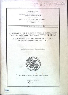 Correlation of Domestic Stoker Combustion with Laboratory Tests and Types of Fue