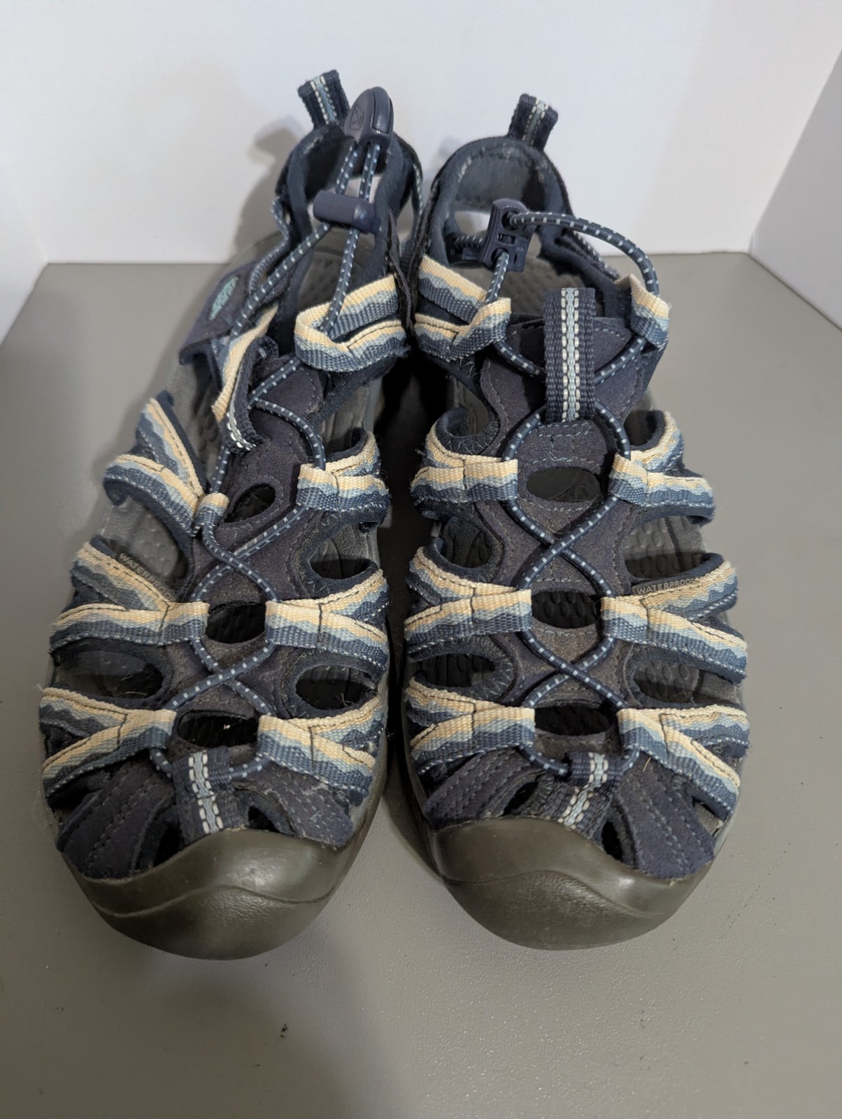 Sandali acqua KEEN Whisper donna taglia 7 grigio bianco