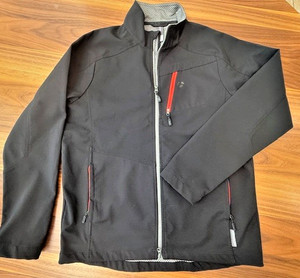 Bontrager Bicycle Men’s Jacket Size XL Black Zip Up Hood Active Wear