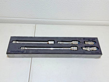 Snap On 205afxafdt 5-piece 38 Drive Extension Adaptor Set W Gray Foam Used