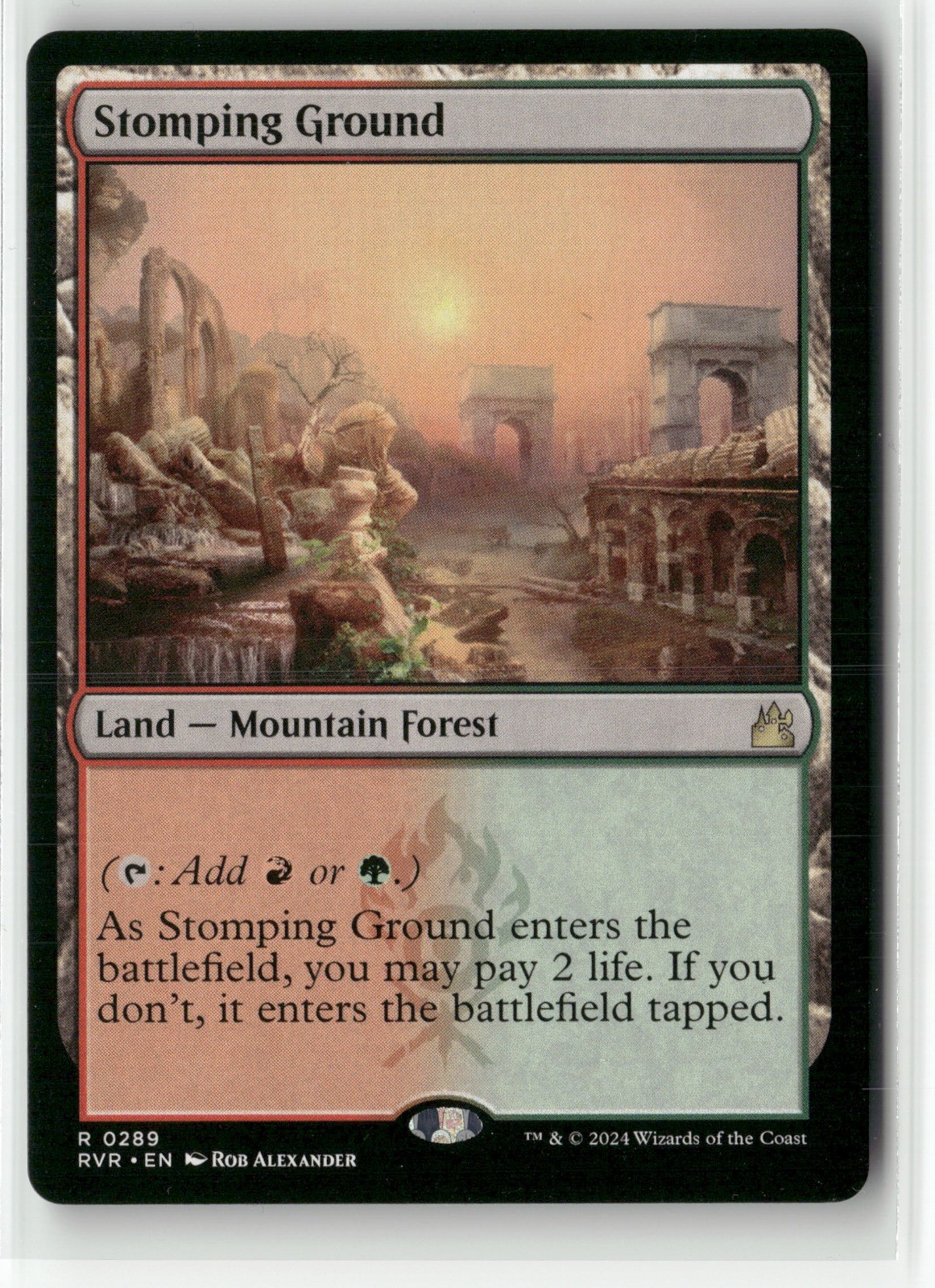 Stomping Ground R 289 Ravnica Remastered MTG    M1-002