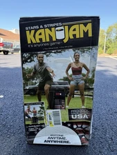 Kan Jam Original Disc Throwing Game Flag Edition Stars and Stripes Outdoor Game