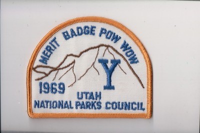 1969 Utah National Parks Council Merit Badge Pow Wow patch