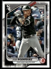 2024 Bowman Green Pattern Base Jose Rodriguez RC Chicago White Sox #52