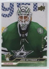2023-24 Upper Deck Series 1 Exclusives 14/100 Jake Oettinger #60 10x3