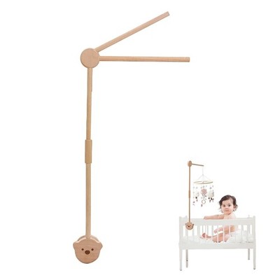 Mobile Halterung Holz Bär Babybett 30-40 cm verstellbar Baby Bett Spieluhr Arm