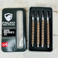4 Pack .22 Falko Tactical Heavy Duty Bore Brushes Gun Cleaning and Maintenance