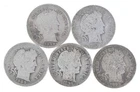 Better Lot 5 1898 1903-O 1905-O 1899 1898 Barber Dime 0.50 Face *206