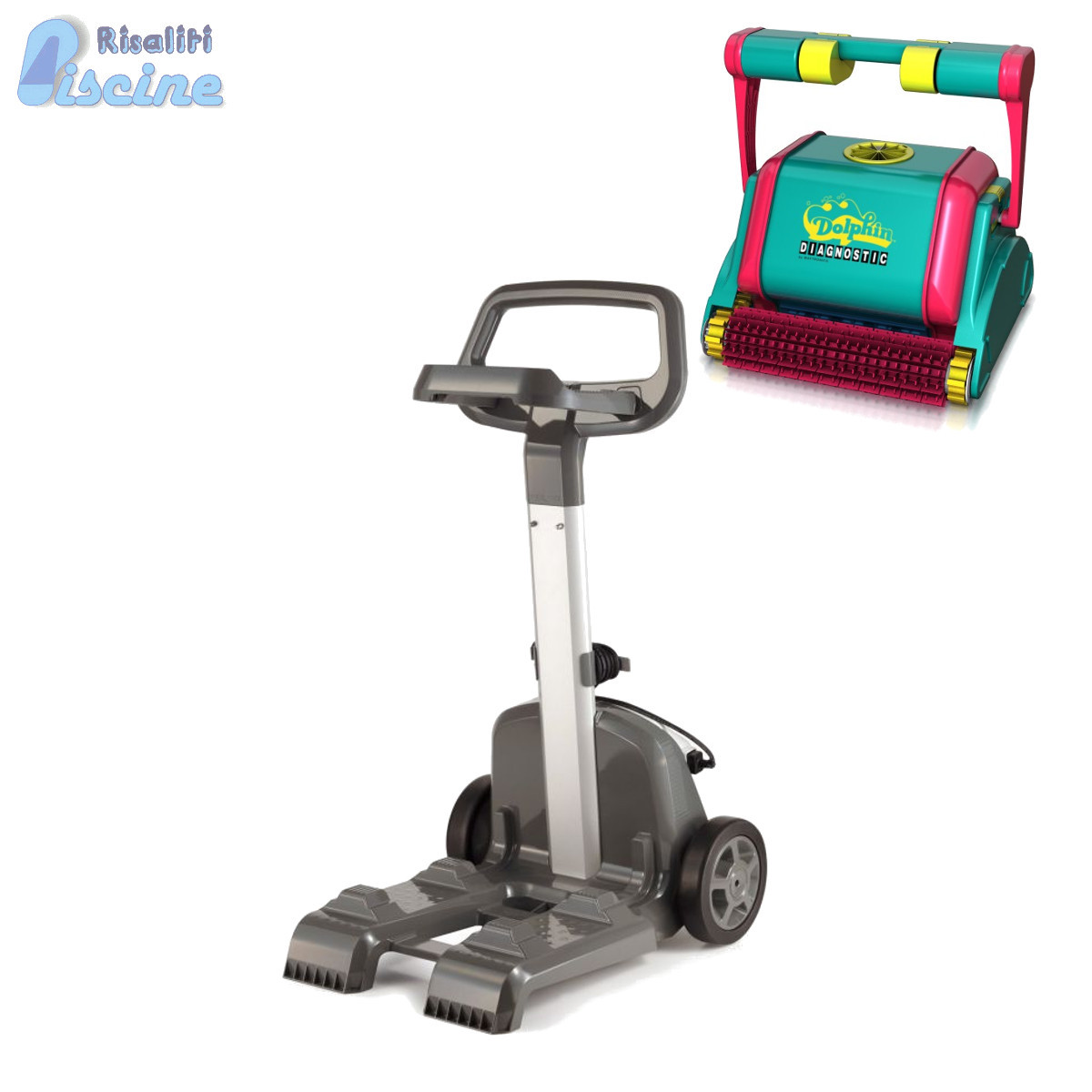 CARRELLO CADDY PRO PER ROBOT DOLPHIN MAYTRONICS 2001