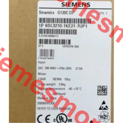 NEW Siemens 6SL3210-1KE21-7UP1 Fast ship with warranty