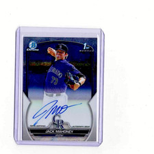 2023 Bowman Chrome Draft Jack Mahoney 1st Prospect Autograph Auto #CDA-JM