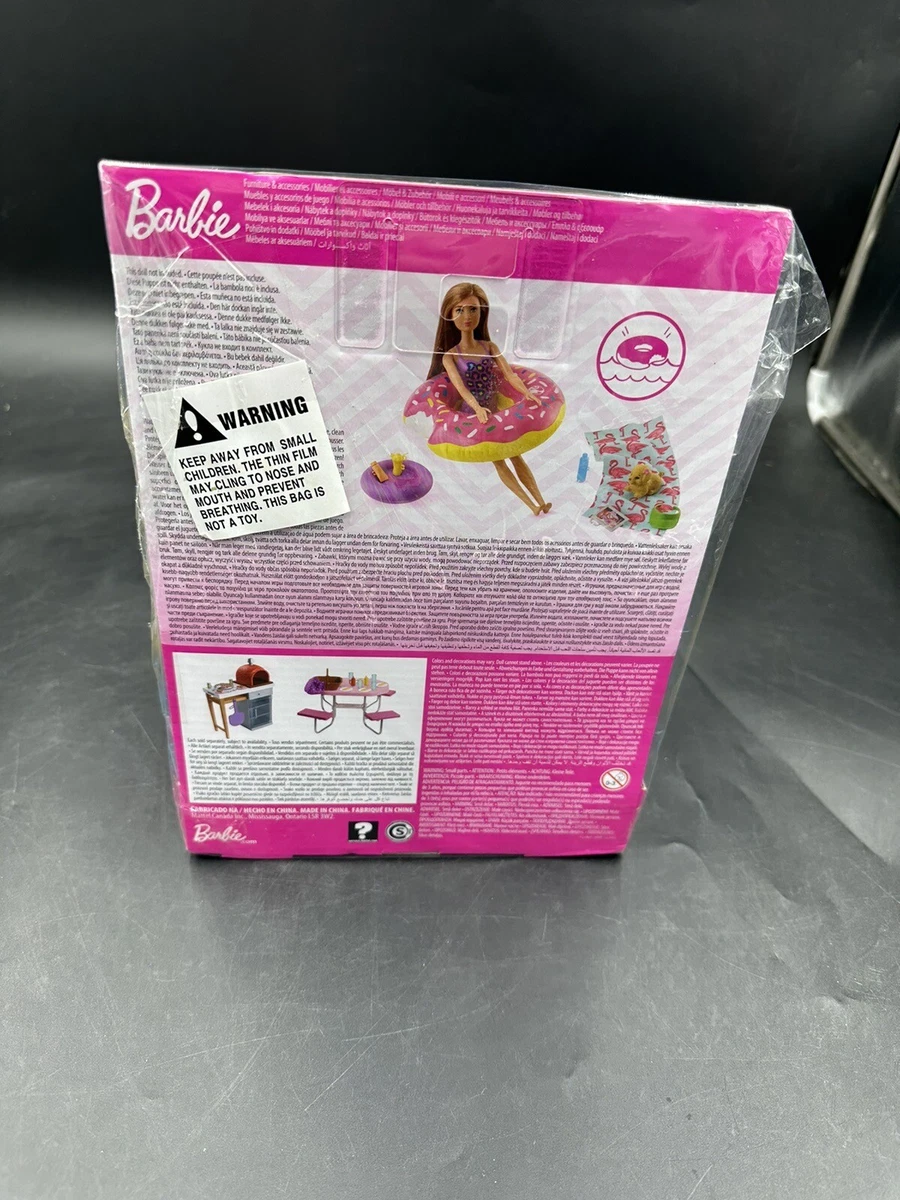 Barbie Mattel Barbie Swimming Pool Donut Floaty Accessory Playset