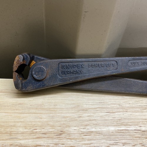 Knipex 991300 12" High Leverage Concretors' Nippers Germany FREE SHIP Preowned - Picture 2 of 9