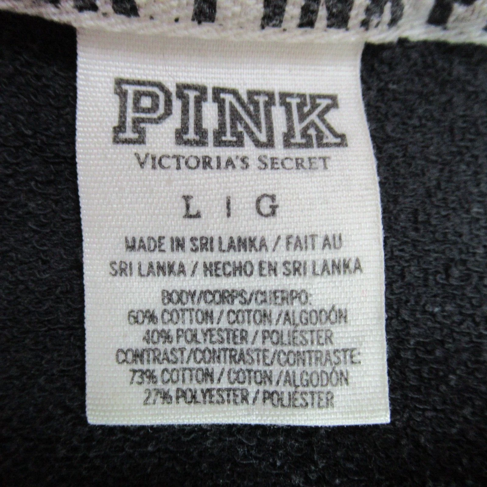victoria-secret-vs fleece logo spell out grunge sweatshirt