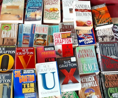 Mystery-Suspense Paperback Novel-YOU PICK THE TITLE (Lot)-Grafton-Cornwell-Brown