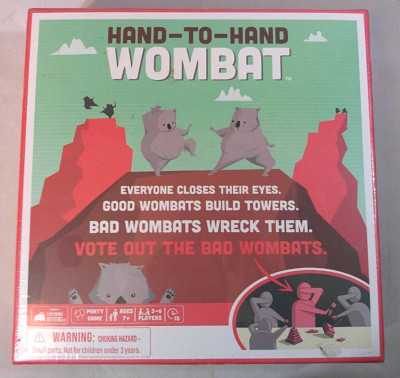 Hand to Hand Wombat Game by Exploding Kittens New Party Board Game Ages 7+ NEW!!