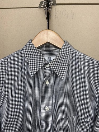 VINTAGE PIERRE BALMAIN PARIS SHIRT BUTTON UP Y2K LUXURY OLD MONEY CLASSIC 15 1/2 - Picture 8 of 15