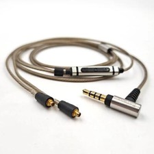 High-Purity MMCX to 3.5mm OFC Silver Cable For Logitech UE900 ULTRAZONE IQ 120cm