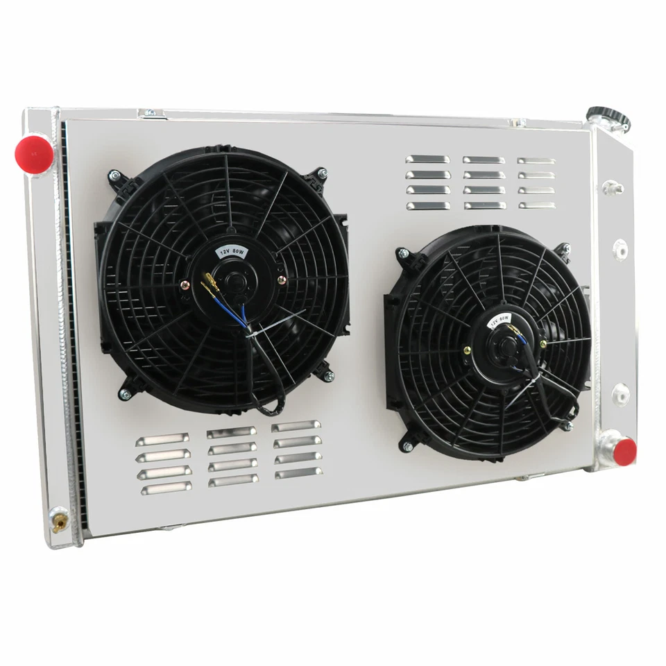 716 3 Row Radiator Shroud Fan For 1973-1987 Chevy C10 C20 C30 K10 K20 K30 Truck Foto 4 de 4