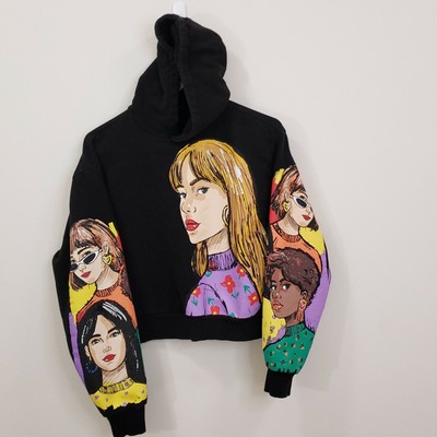 girl print sweatshirt zara